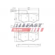 Jeu de 4 plaquettes de frein avant FAST FT29055 - Visuel 1