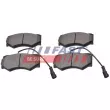 Jeu de 4 plaquettes de frein avant FAST FT29055 - Visuel 2