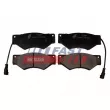 Jeu de 4 plaquettes de frein avant FAST FT29060 - Visuel 2