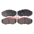 Jeu de 4 plaquettes de frein avant FAST FT29107 - Visuel 2