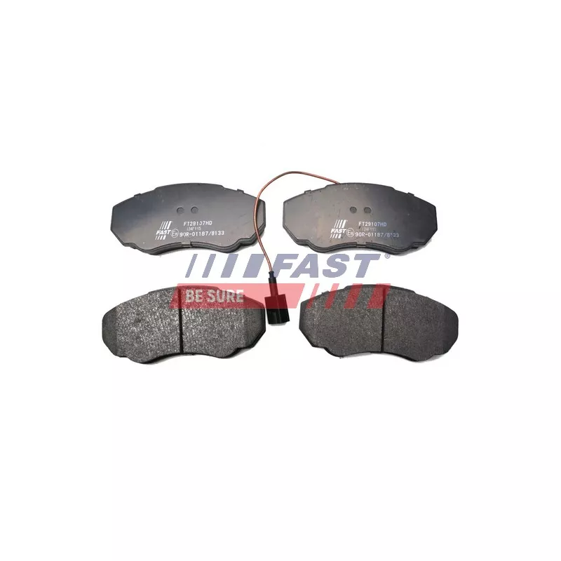Jeu de 4 plaquettes de frein avant FAST FT29107HD