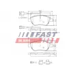 Jeu de 4 plaquettes de frein avant FAST FT29112 - Visuel 1