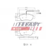 Jeu de 4 plaquettes de frein avant FAST FT29123 - Visuel 1