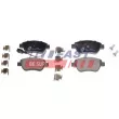 Jeu de 4 plaquettes de frein avant FAST FT29124 - Visuel 2