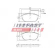 Jeu de 4 plaquettes de frein avant FAST FT29144 - Visuel 1