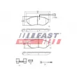 Jeu de 4 plaquettes de frein avant FAST FT29155 - Visuel 1