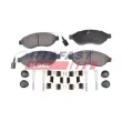 Jeu de 4 plaquettes de frein avant FAST FT29155 - Visuel 2