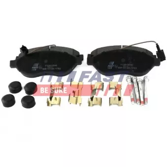 Jeu de 4 plaquettes de frein avant FAST FT29155HD