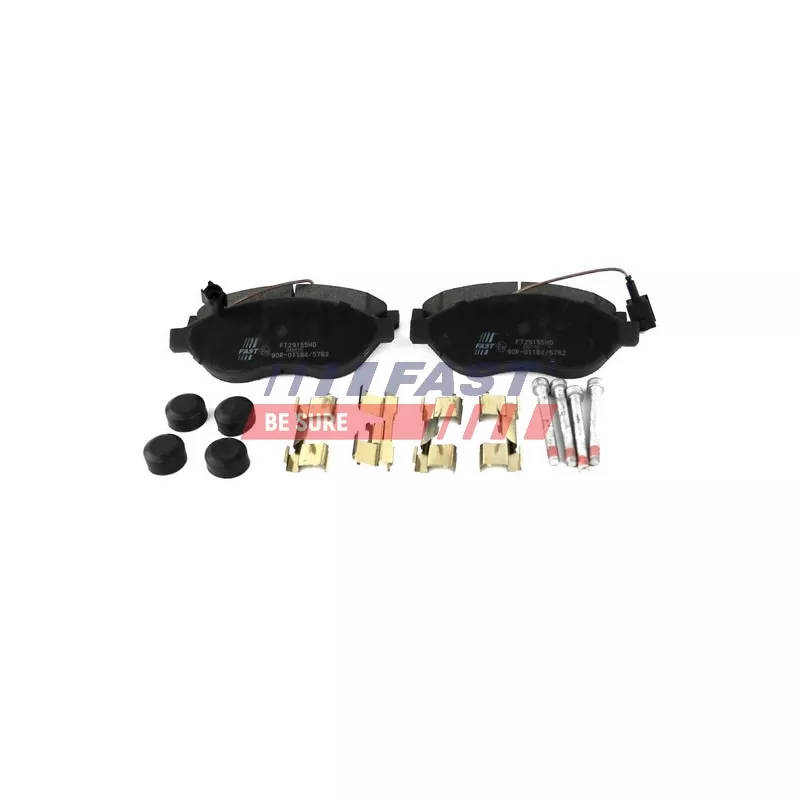 Jeu de 4 plaquettes de frein avant FAST FT29155HD
