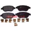 Jeu de 4 plaquettes de frein avant FAST FT29156 - Visuel 2