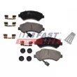 Jeu de 4 plaquettes de frein avant FAST FT29158 - Visuel 2