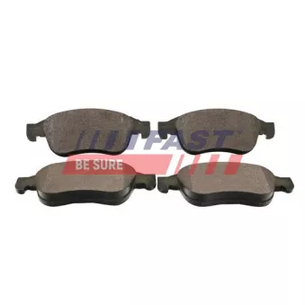 Jeu de 4 plaquettes de frein avant FAST FT29170