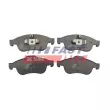 Jeu de 4 plaquettes de frein avant FAST FT29170 - Visuel 2