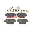 Jeu de 4 plaquettes de frein arrière FAST FT29172 - Visuel 2
