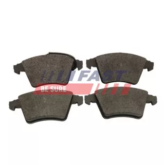 Jeu de 4 plaquettes de frein avant FAST FT29173