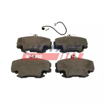 Jeu de 4 plaquettes de frein avant FAST FT29179
