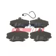 Jeu de 4 plaquettes de frein avant FAST FT29179 - Visuel 2