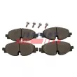 Jeu de 4 plaquettes de frein avant FAST FT29180 - Visuel 1