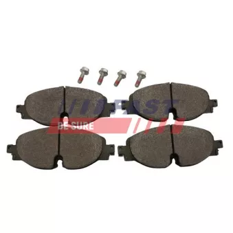 Jeu de 4 plaquettes de frein avant FAST FT29180