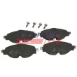 Jeu de 4 plaquettes de frein avant FAST FT29180 - Visuel 2