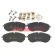 Jeu de 4 plaquettes de frein avant FAST FT29181 - Visuel 2