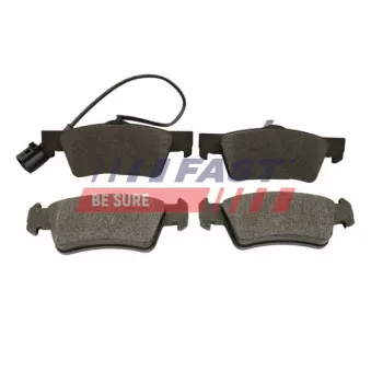 Jeu de 4 plaquettes de frein arrière FAST FT29182