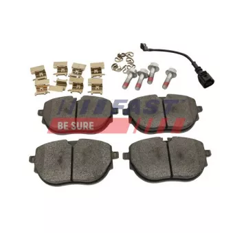 Jeu de 4 plaquettes de frein avant FAST FT29184