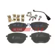 Jeu de 4 plaquettes de frein avant FAST FT29184 - Visuel 2