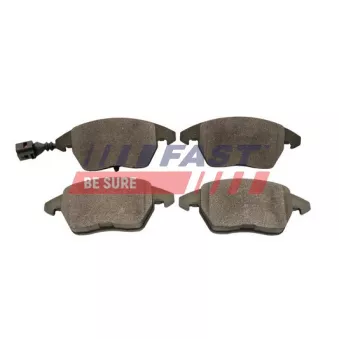 Jeu de 4 plaquettes de frein avant FAST FT29501
