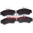 Jeu de 4 plaquettes de frein avant FAST FT29516 - Visuel 2