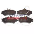Jeu de 4 plaquettes de frein avant FAST FT29517 - Visuel 2