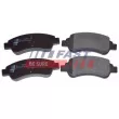Jeu de 4 plaquettes de frein avant FAST FT29518 - Visuel 2