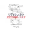 Jeu de 4 plaquettes de frein avant FAST FT29521 - Visuel 1