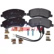 Jeu de 4 plaquettes de frein avant FAST FT29522 - Visuel 2