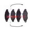 Jeu de 4 plaquettes de frein avant FAST FT29532 - Visuel 2