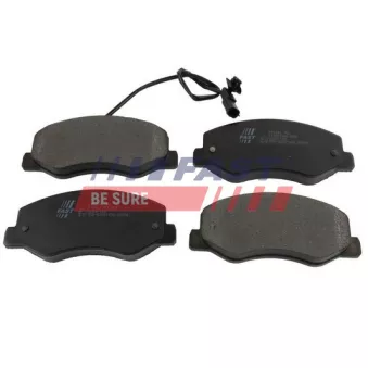 Jeu de 4 plaquettes de frein arrière FAST FT29537HD