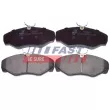 Jeu de 4 plaquettes de frein avant FAST FT29542 - Visuel 2
