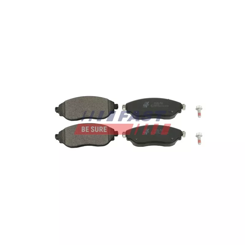 Jeu de 4 plaquettes de frein avant FAST FT29550