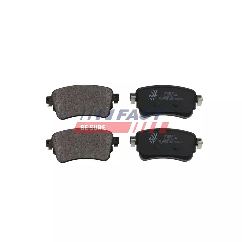 Jeu de 4 plaquettes de frein arrière FAST FT29556