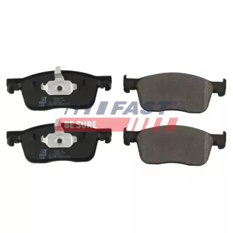 Jeu de 4 plaquettes de frein avant FAST FT29557