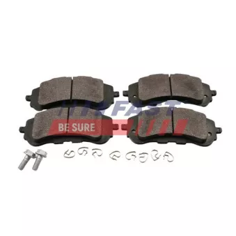 Jeu de 4 plaquettes de frein arrière FAST FT29560