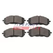 Jeu de 4 plaquettes de frein avant FAST FT29561 - Visuel 2