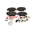 Jeu de 4 plaquettes de frein avant FAST FT29564 - Visuel 1
