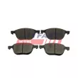 Jeu de 4 plaquettes de frein avant FAST FT29571 - Visuel 1