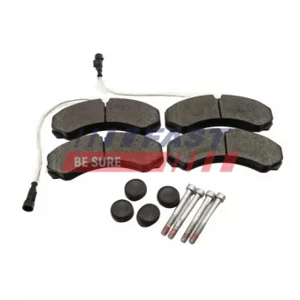 Jeu de 4 plaquettes de frein arrière FAST FT29573