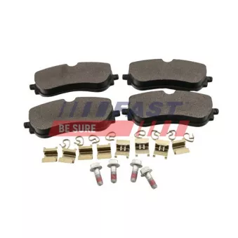 Jeu de 4 plaquettes de frein arrière FAST FT29575
