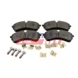 Jeu de 4 plaquettes de frein avant FAST FT29576 - Visuel 1