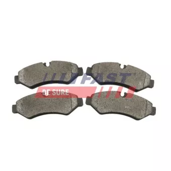 Jeu de 4 plaquettes de frein arrière FAST FT29579