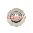 Jeu de 2 disques de frein arrière FAST FT31137 - Visuel 1