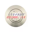 Jeu de 2 disques de frein arrière FAST FT31145 - Visuel 1